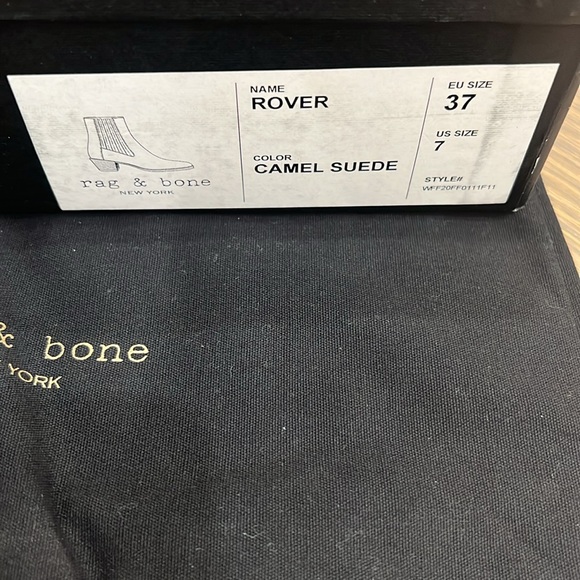 Rag & Bone rover Suede Boots - Tan - Picture 4 of 12